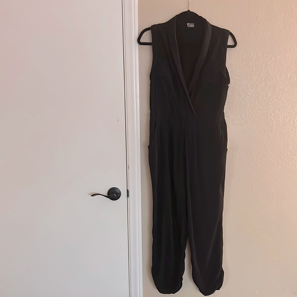 Black jumpsuit with pockets